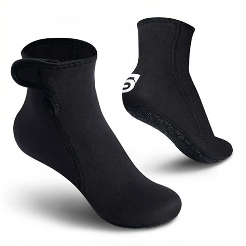 Summshall 3MM Calzari Neoprene Bambini, Calze Neoprene Calzini Neoprene per Ragazzi Ragazze per Immersioni, Nuoto, Sport Acquatici