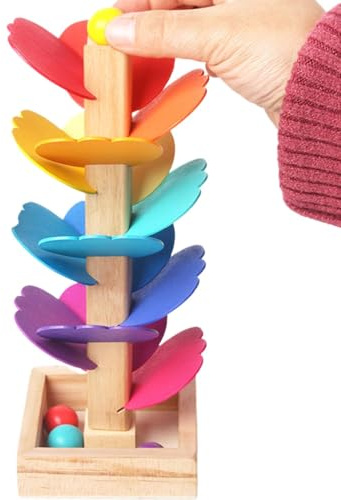 Generisches Holzmarmor Runs - Music Tree Run Toy, Lernspiel für Kleinkinder | Stellen Sie ein besseres Spielverhältnis herstellen Cognition Game Music Toy für Zuhause, Schule, Kindergarten, Garten