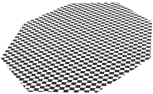 BLACK-CAT Ultralight Antirutschmatte 8Kant 150×150×1,3 mm (5er Pack) – rutschhemmend, zuschneidbar, temperatur- & chemikalienbeständig, original & robust, für Werkstatt, Haushalt & Lager