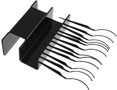WRITWAA Organisateur pour Chariot de Cils Présentoir et Bâtonnets Support Plastique pour Accessoires Extension de Cils Outil de Rangement pour Professionnels