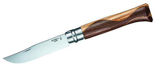 Opinel Sammlermesser, Design Bruno Chaperon Couteau Mixte, Différents Bois Marron, 16,5 cm