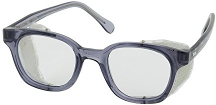 Bouton Lunettes traditionnelles 249-5907-400 5900 avec monture intégrale en propionate de fumée et verres transparents anti-rayures/brouillard