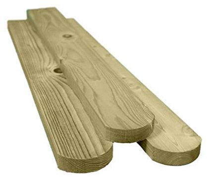 Round Top Picket - Wood Pales 2ft (600mm) High (10)