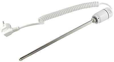 CINI GT Weiss 600W Heizstab Heizpatrone Heizelemente für Heizungen Heizkörper Badheizkörper mit Thermostat elektronischer Temperaturregler