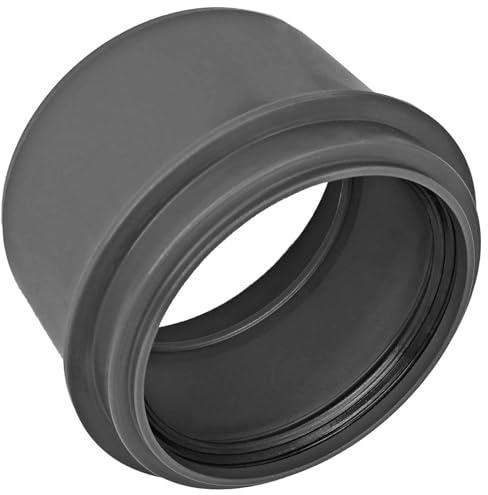 MegaHaustechnik HT Reduzierung zentrisch kurz mit Muffe DN90 x Rohr DN110, für Rohr Außendurchmesser 90mm auf Steck-Ende außen Ø 110mm, Reduktion Erweiterung Reduzier Stück Übergang Adapter