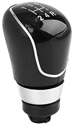 X AUTOHAUX 5-Speed Manual Gear Shift Knob Car Vehicle Stick Shifter Knobs Cover Plastic Black for Ford Focus