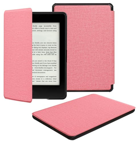 Kindle Paperwhite 4-Hülle aus Stoff (8 Farben), kompatibel mit der 10. Generation (2018),JMH Schutzhülle mit Auto Wake/Sleep