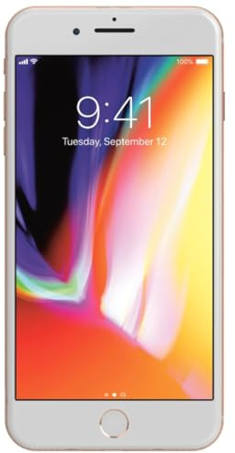 Apple iPhone 8 Plus, 256GB, Gold - Unlocked (Renewed)