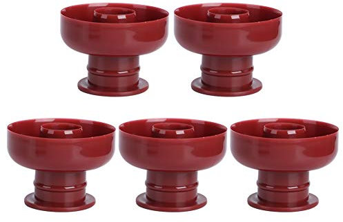 HOHXFYP 5 St¨¹ck/Set Donut Form,Wiederverwendbarer Donut Maker mit Antihaftbeschichtung,Lebensmittelechter Kunststoff Donut Maker,Donut Ausstecher,Langlebige Donut Form mit Griff,Zum Donut Backen