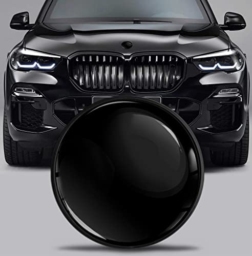 SkinoEu kompatibel mit BMW Emblem Motorhaube und Kofferraum 82 mm Schwarz passend für OEM 51767288752 EX 13