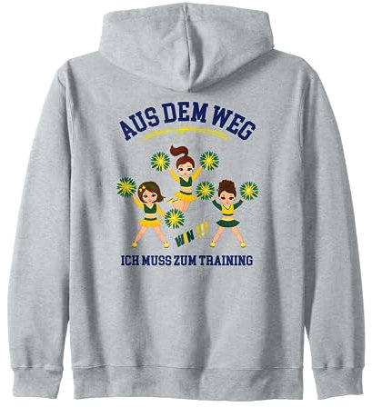 Cheerleading Outfit Kinder Aus dem Weg ich muss zum Training Kapuzenjacke