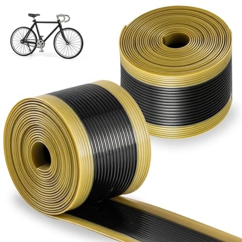 VZU Bike Tire Liner – Puncture Proof Inner Tube Protection Tape, Anti-Puncture Bicycle Flat Protector for 26, 29 & 700c Wheels, 2 Pcs