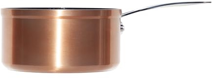 Nuwave Casserole en Céramique Duralon de 2,8 L, Cuivre, sans PFAS | Revêtement anti-rayures; compatible lave-vaisselle et four; poignées résistantes à la chaleur; cuisson homogène