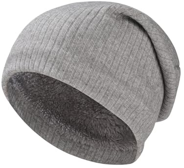 SRZYMJ Winter Warm Mütze, Schal Sets für Damen Herren, Laufmützen Für Herren Kaschmir Schal Looping Schal Damen Schirmmützen Für Damen Bommel Kapuzenschal Laufmütze Herren Groß