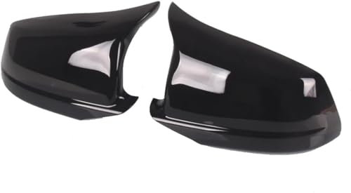 WBLDP-SDGT Auto Spiegelkappen für BMW 5 Series F10 F11 2010-2013, Backup Rückspiegel Abdeckung Gehäuse Kappe Abdeckungen Car Accessories,B Black
