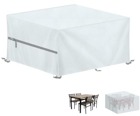 LAMUNI Abdeckplane Gartenmöbel 150x120x90cm Abdeckung für Gartentisch