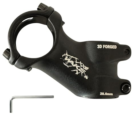 TRKIMAL 31.8 Fahrradvorbau 60mm/70mm/80mm/90mm/100mm/110mm, 35 Grad Aluminiumlegierung Vorbau Lenkererhöhung für Rennrad, Mountainbike, MTB, BMX, Radsport, Fahrrad