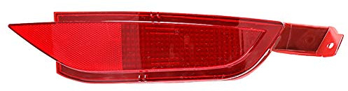Keenso Coche Parachoques Trasero Derecho Niebla Luz Reflector Inversa Niebla Lámpara Parachoques Trasero Freno Luz Niebla Lámpara Ajuste para Mk7 08-16