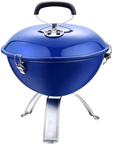 Parrilla de Barbacoa para Exteriores, Parrilla de carbón, hervidor de Agua para Exteriores, Barbacoa portátil para Patio, Cocina de Acero Inoxidable para Asar de pie y Asar filetes, hamburgu