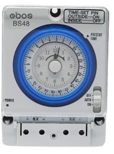 EDXFICDQ Mémoire des pannes de Courant Blanc 220 V Minuterie 24 Heures avec 96 Fois Marche/arrêt par Jour Plage de réglage de l'heure 15 Min sans Batterie