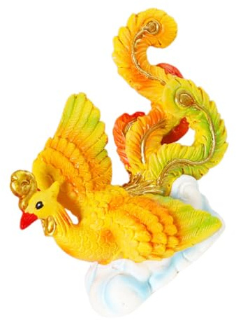 MAGICLULU Miniature Figurines Cake Decorating Supplies Resin Animal Cake Decoration Phoenix Design, Lightweight Resin Material, Detailing, for Baking, Festival and Birthday Party Decor