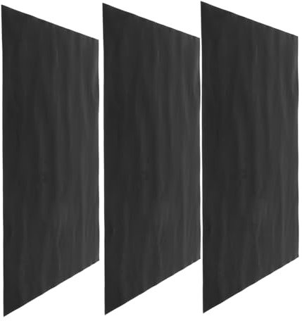 ABOOFAN 3piezas Alfombrillas Antiadherentes Para Barbacoa Tapete Para Asar Alfombrilla Teflón Resistentes Al Calor Reutilizables Para Camping y Cocina Casera