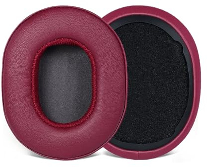 Replacement Ear Pads for Skullcandy Crusher Wireless/Evo/ANC Hesh 3/EVO/ANC Over-Ear Headphones,Earpads Also Fit for Skullcandy Venue Wireless ANC. (Burgundy)