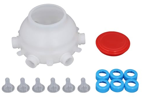 Sunicon Botella de Leche de Cordero, alimentador de Botella de Leche de Cordero de Cabra portátil Botella de Leche Reutilizable y Cubo de alimentación de Cordero Cubo de Chimenea