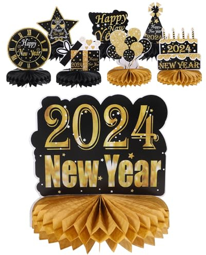 TOYANDONA 8pezzi Decorazioni Nido d Ape di Carta per Capodanno Decorazioni da Tavola Sfera Nido d Ape per Feste di Primavera per Festive