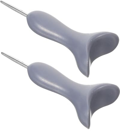 TOYZFRIENDY 2 pezzi Penna Braille per Scrittura Precisa e Comfort Ergonomico Strumento di Apprendimento per Non Vedenti Accessorio Didattico Versatile per Casa e Scuola Colore Grigio
