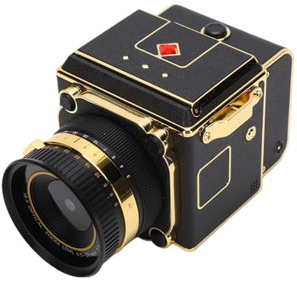 MENDUNER Fotocamera Digitale Vintage da 12 MP 2,7 K QHD con Messa a Fuoco Automatica, Schermo HD da 2 Pollici, Fotocamera Compatta retrò Inquadra e Scatta con Zoom 16X con Filtri (BLACK)