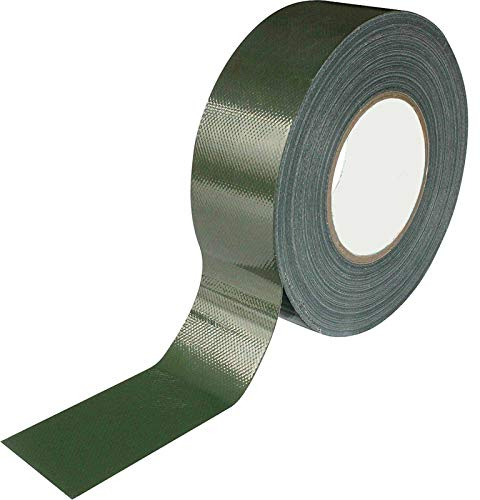 Cinta adhesiva Original MFH cinta 50 mm x 50 m tela adhesiva verde de bronce