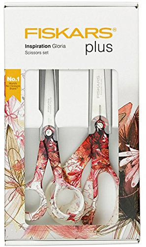 Fiskars F081832101 Set Forbici Gloria Multiuso/Lavoro