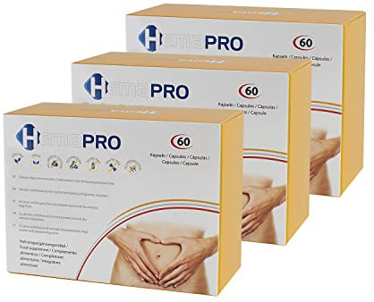 Hémorroïdes - 3 Hemapro Pills: Pilules pour prévenir les hémorroïdes