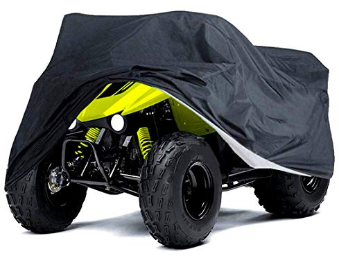 Black ATV Cover Waterproof 86x38x41 2XL Quad ATC 4 Wheeler Covers All Season Outdoor UV Protection