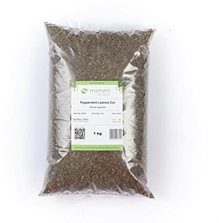Mimea Peppermint Leaves Cut | 1kg | Quality Ingredients | Premium Quality Mint for Herbal Teas & Recipes | 100% Natural | No Artificial Additives
