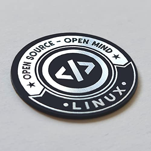 Linux Sticker Case Badge Decal Chrome Reflective