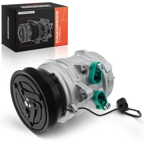 Frankberg Compressore dell'aria condizionata con frizione Benzina | Compatibile con Atos MX 1.1 1.0i Picanto SA 1.0 1.1 (Benzina/LPG) Replace# 9770102300, olio preconfezionato