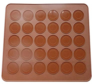 Silicone Macaron Mat Pastry Oven Bakeware Mould Sheet Mats DIY Mold Bakeware Pad Pastry Tools 2pcs,36Cavity