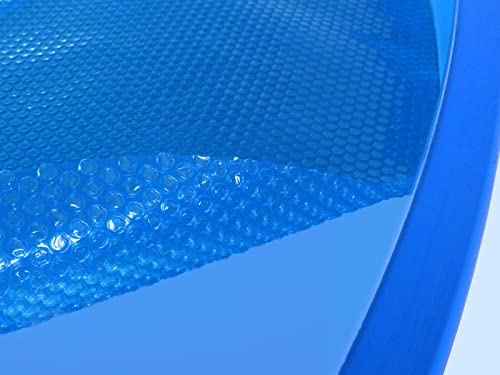 Pool Solarabdeckplane achtform Stärke 300 mµ 3,20 m x 5,25 m Poolplane Abdeckung Luftpolsterfolie