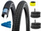 2 Stück Reifen Schwalbe Marathon Plus Tour 40-622 28x1.50 Fahrradreifen + 2X AV Schläuche