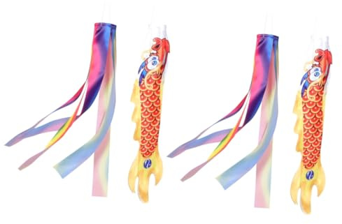 Mipcase 2sets Dragon Shape Windsock Garden Decor Chinese Dragon Flag Ribbons Lightweight Outdoor Ornament for Festivals and Garden Decoration