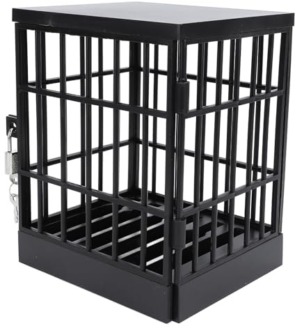 Fockety Cárcel para teléfono Celular con Cerradura y Llaves, Caja de Bloqueo para teléfono Celular, Jaula para teléfono móvil de prisión, casillero para teléfono Celular para Aula,