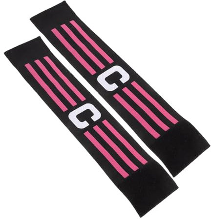 Gogogmee 2stücke Kapitänsbinde Für Fußball Verstellbare Armbinde Für Wettkampf-Spiele Farbige Fußball-sportarmbänder Sicherer Sitz Atmungsaktiv Für Teamleiter