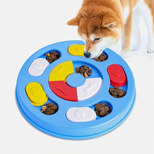Blanlody Hundespielzeug Intelligenz， Intelligenzspielzeug für Hunde mit Quietschend Interaktives Hundespielzeug mit Beschäftigung， Futterspielzeug Hund für Kleine, Mittlere, Große Hunde und Katzen