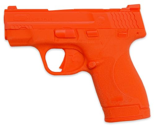 American Safety Trainer - (Compatible with S&W M&P Shield Plus) - Non-Functional Solid Polymer Gun - Blaze Orange - U.S.A. - Fits Model Specific Holsters