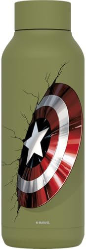 Quokka Borraccia termica in acciaio inox Solid Olive Green 510 ml Captain America