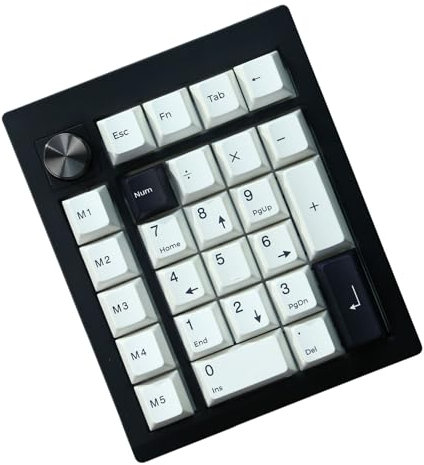 PLCPDM Pavé Numérique Mécanique sans Fil GMK26 3Modes avec Rétroéclairage Améliore Le Jeu Productivité Clavier Numérique