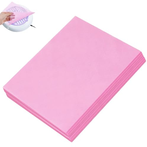 Lot de 200 feuilles de papier filtre collecteur de poussière pour ongles – Jetables, respirants, non tissés, portables, pour salon et maison, nail art, accessoires d'aspirateur – Auto-redimensionnant