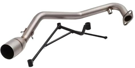 HPZPRPCEW Tubo Di Collegamento Anteriore Per Scarico Moto Escape Per Sym Jet X 125/150/200 Accessori Modificati In Acciaio Inossidabile